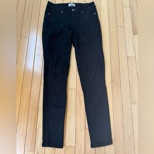 PAIGE Size 27 Black Verdugo Ultra Skinny 5 Pocket Denim Jeans. Good Condition